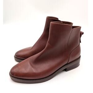 Cole Haan Ramona Waterproof Ankle Bootie Women's Cuoio Leather Size US9B EU39.5